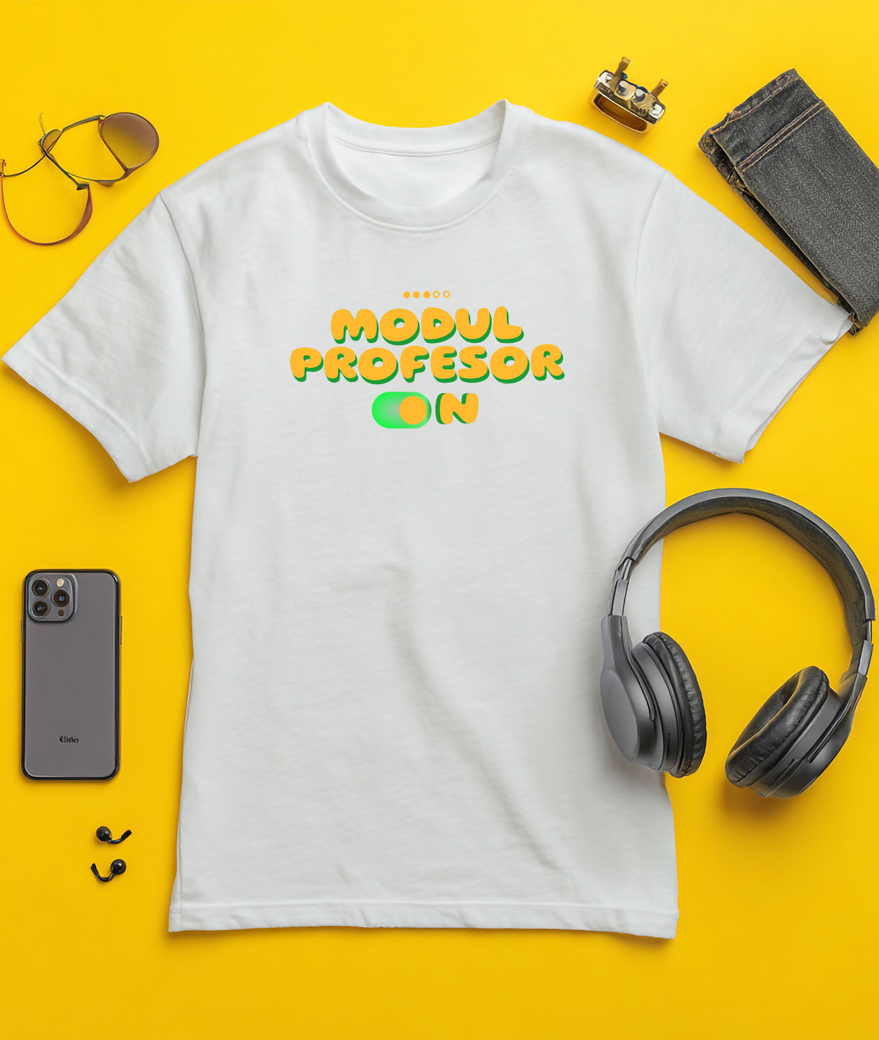 Tricou Femei, Barbati, Copii, Fata, Baiat, Unisex Personalizat Mesaj Colorat – Buton ON/OFF, Profesor, Educație și Inspirație [2]