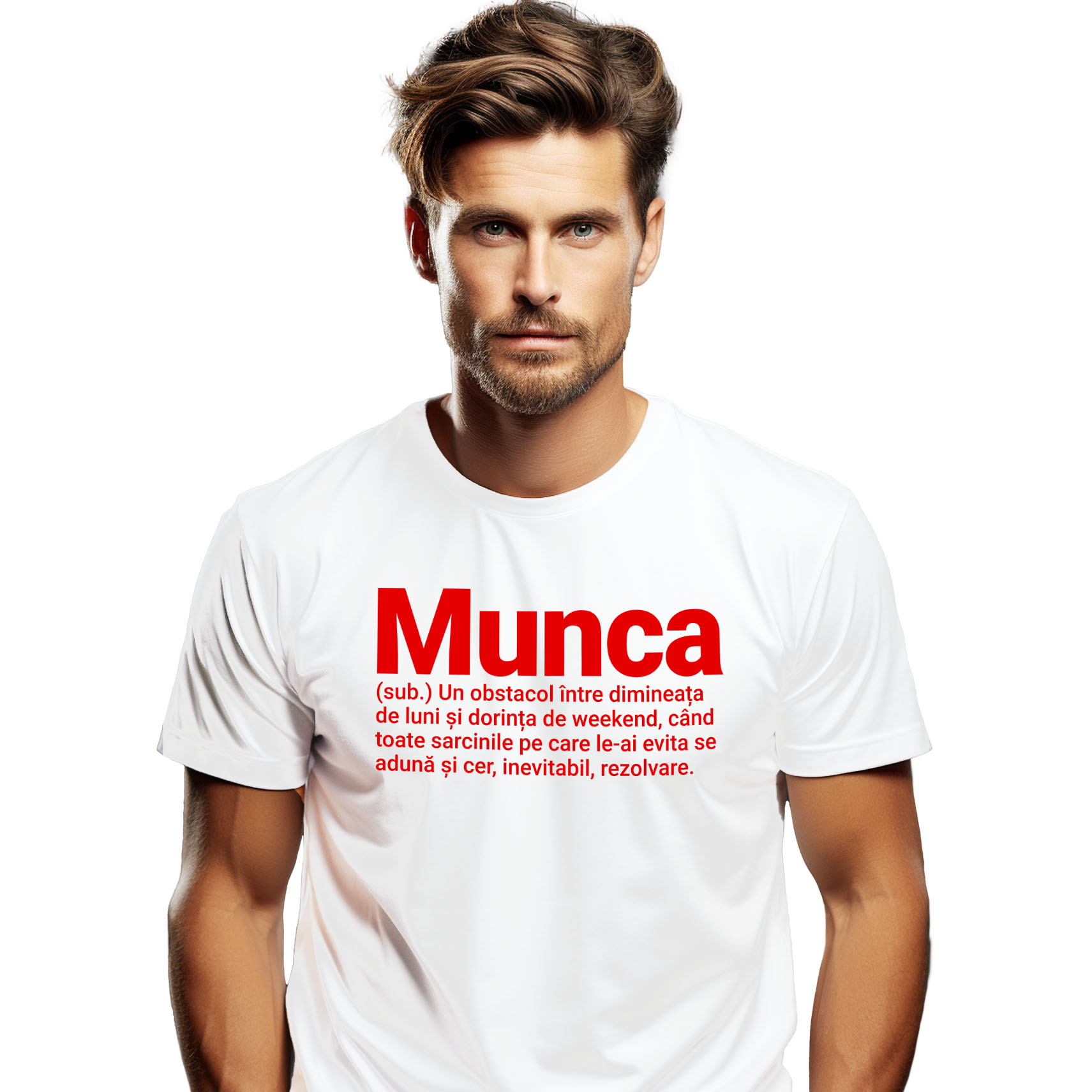 Tricou Femei, Barbati, Copii, Fata, Baiat, Unisex Personalizat Mesaj Haios – Definiție Amuzantă, Glumă și Sarcasm în Română