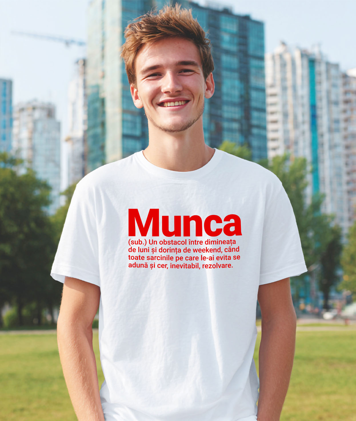 Tricou Femei, Barbati, Copii, Fata, Baiat, Unisex Personalizat Mesaj Haios – Definiție Amuzantă, Glumă și Sarcasm în Română [1]