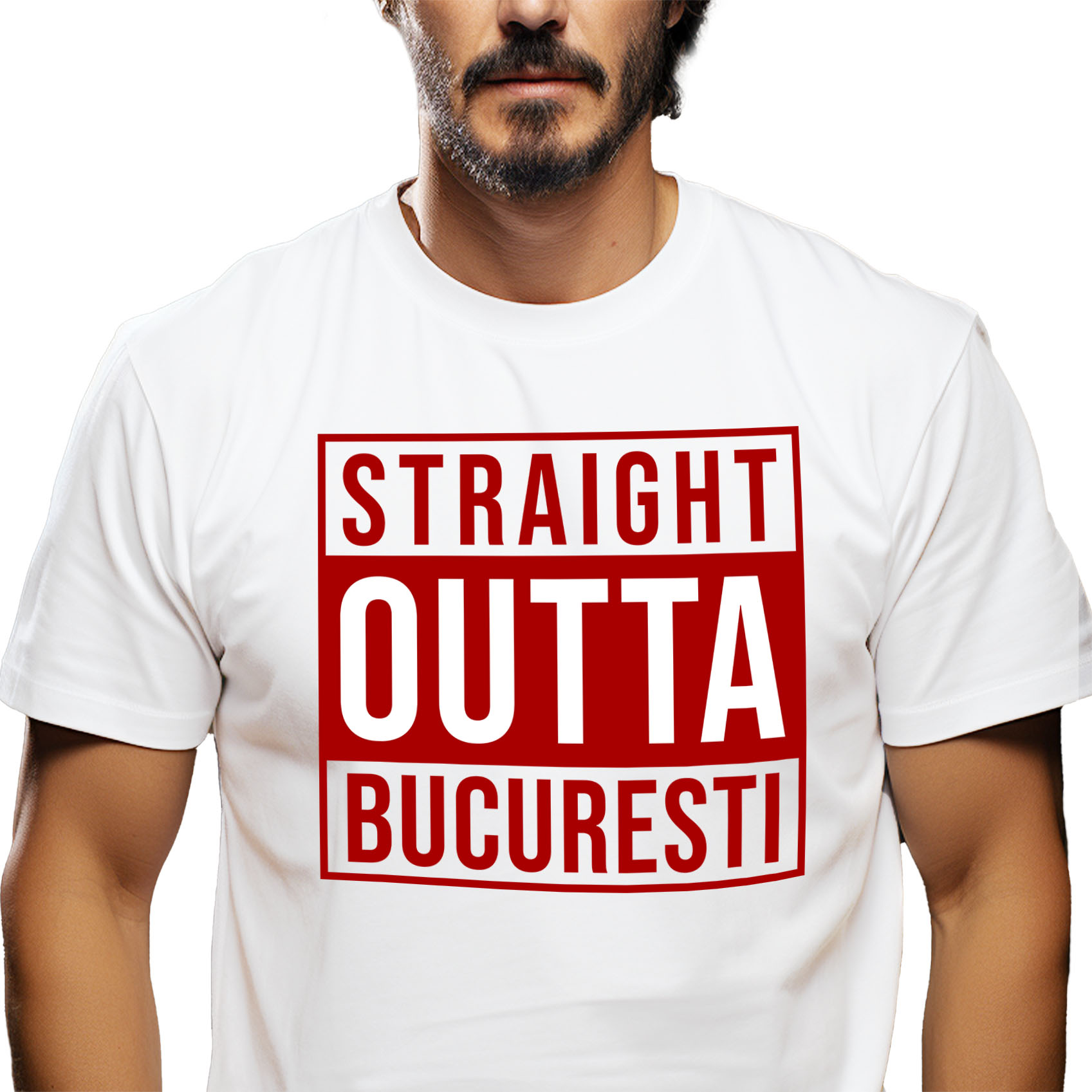 Mixed - Tricou Femei, Barbati, Copii, Fata, Baiat, Unisex Personalizat Straight Out București Romania - Design Haios și Cadou Personalizat Urban