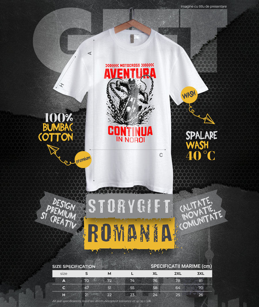 Tricou Femei, Barbati, Copii, Fata, Baiat, Unisex Personalizat Bărbat Pe Motor – Aventura și Adrenalina Motocicliștilor [3]