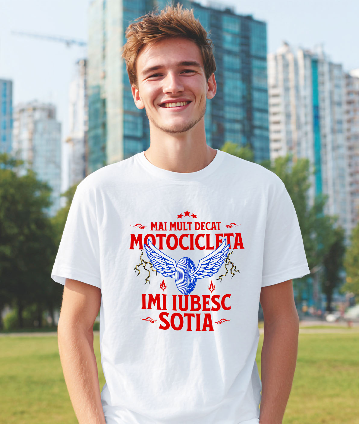 Tricou Femei, Barbati, Copii, Fata, Baiat, Unisex Personalizat Roată Motocicletă Cu Aripi – Simbolul Libertății Pe Două Roți [1]