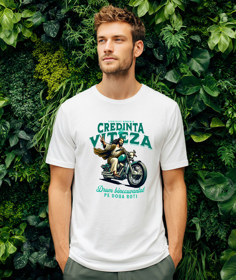 Tricou Femei, Barbati, Copii, Fata, Baiat, Unisex Personalizat Biker cu Stil Divin – Pasiune și Libertate pe Motocicletă [1]