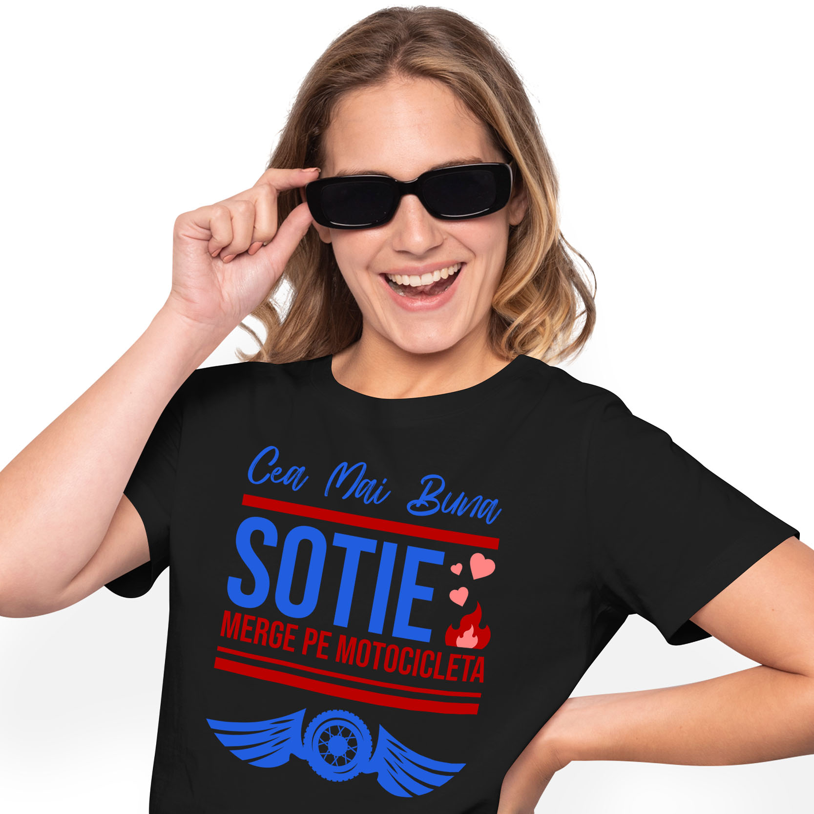 Motociclete - Tricou Femei, Barbati, Copii, Fata, Baiat, Unisex Personalizat Tricouri Personalizate Valentine's Day - Dragoste & Motociclete