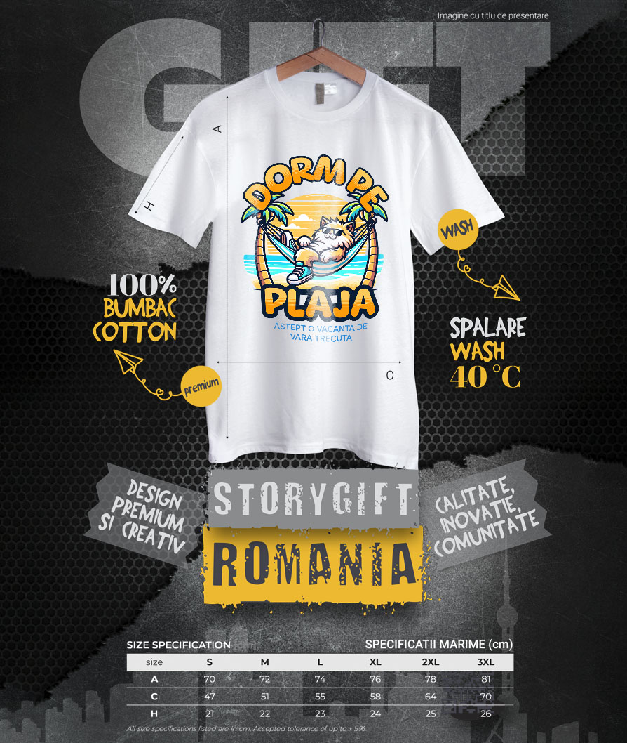 Tricou Femei, Barbati, Copii, Fata, Baiat, Unisex Personalizat Pisică Pufoasă Pe Plajă – Cadou Personalizat Funny Pentru Familie & Prieteni [3]