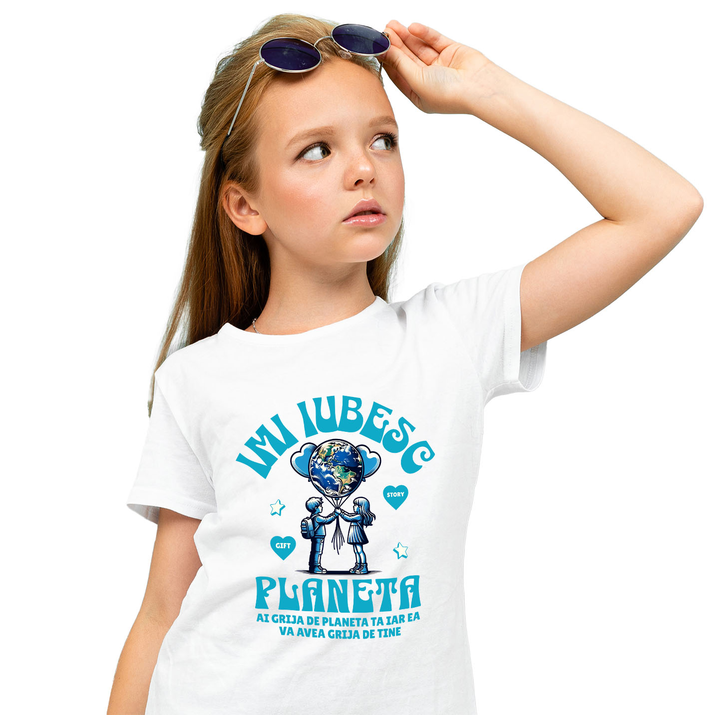 Planeta - Tricou Femei, Barbati, Copii, Fata, Baiat, Unisex Personalizat "Produse personalizate ecologice – Iubește planeta, protejează mediul cu cadouri pentru familie"