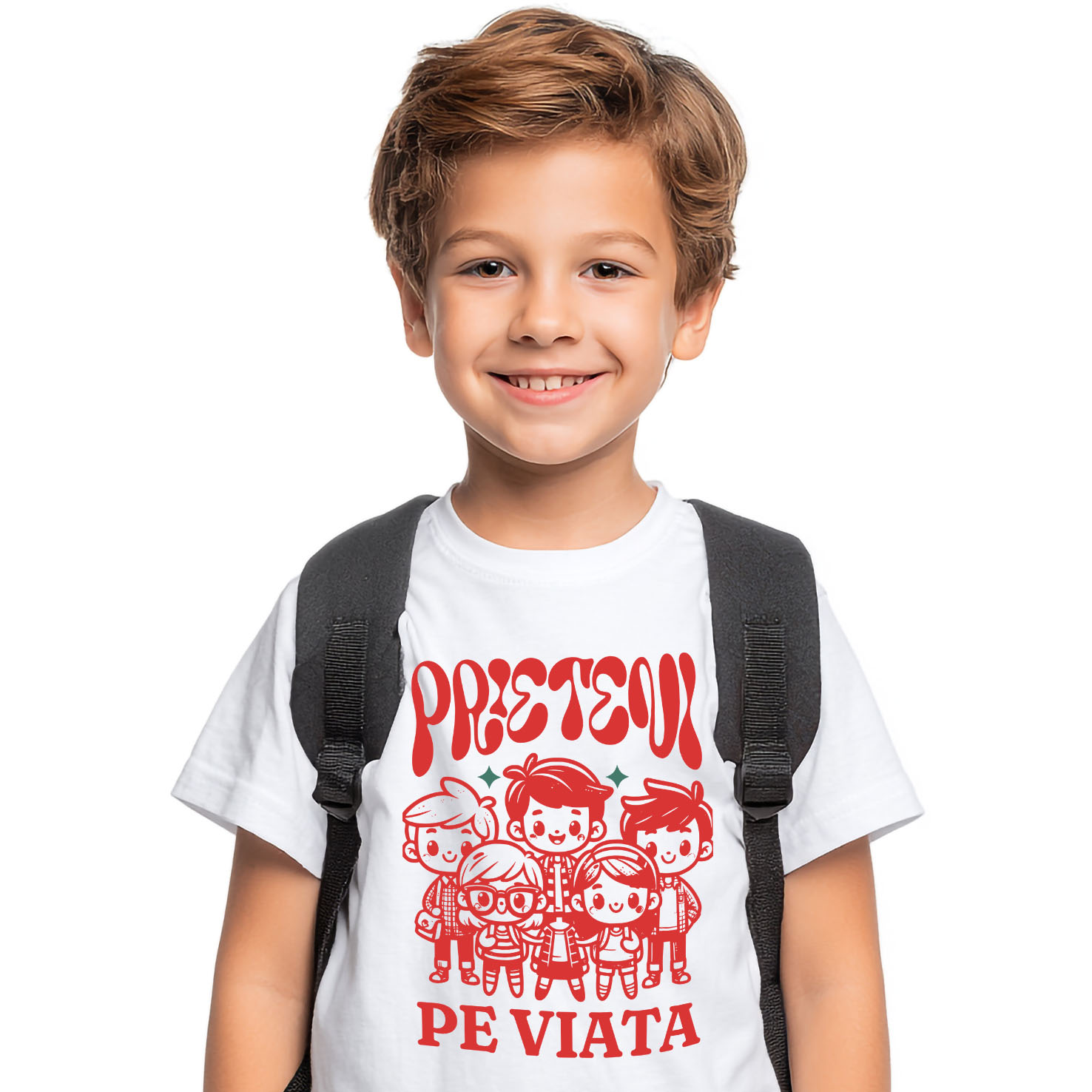 Prieteni - Tricou Femei, Barbati, Copii, Fata, Baiat, Unisex Personalizat Cadouri personalizate pentru copii, familie și prieteni – Amintiri din copilărie și iubire