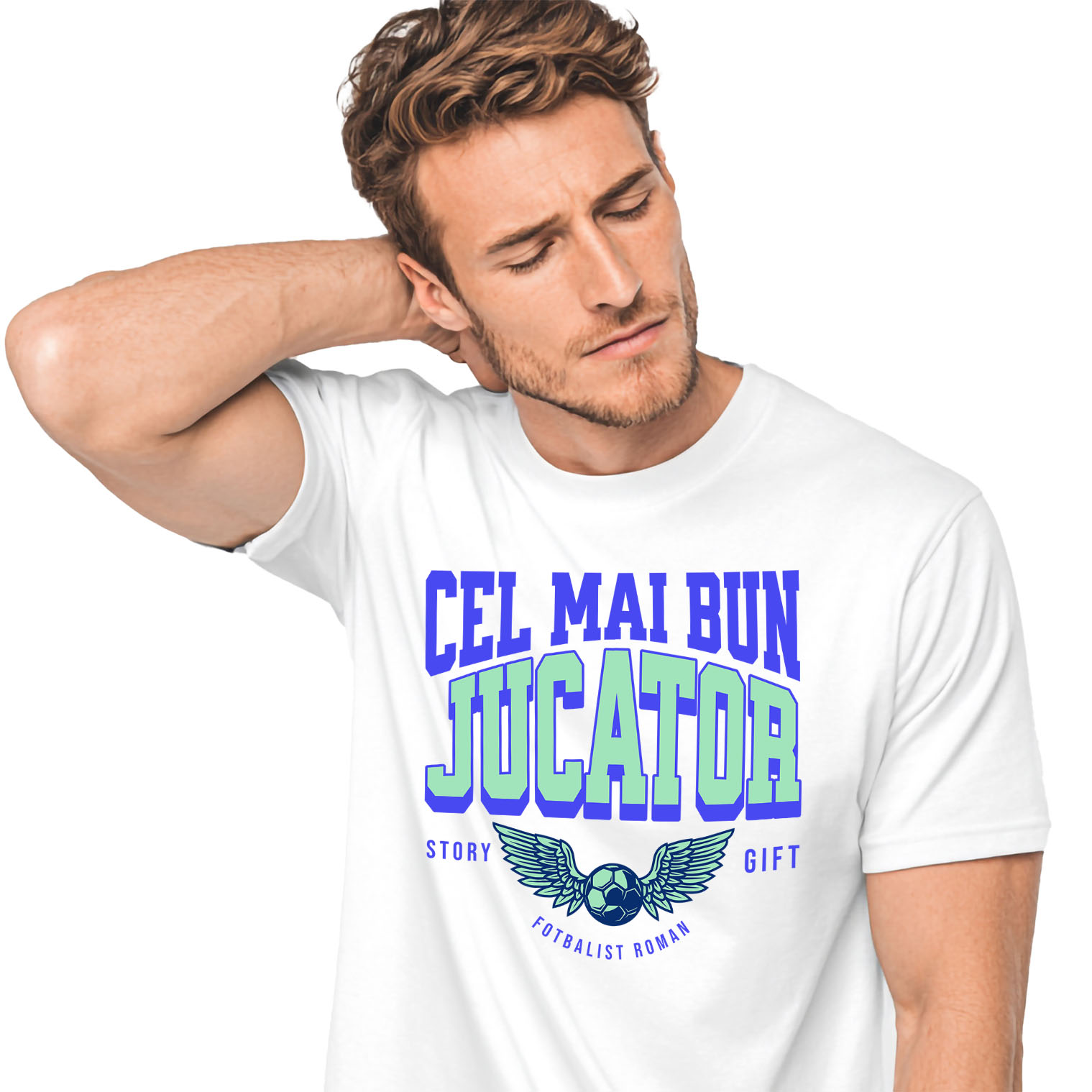 Tricou Femei, Barbati, Copii, Fata, Baiat, Unisex Personalizat Minge fotbal personalizată cu aripi de înger pentru copii, tati și prieteni - Cadouri personalizate pentru familie