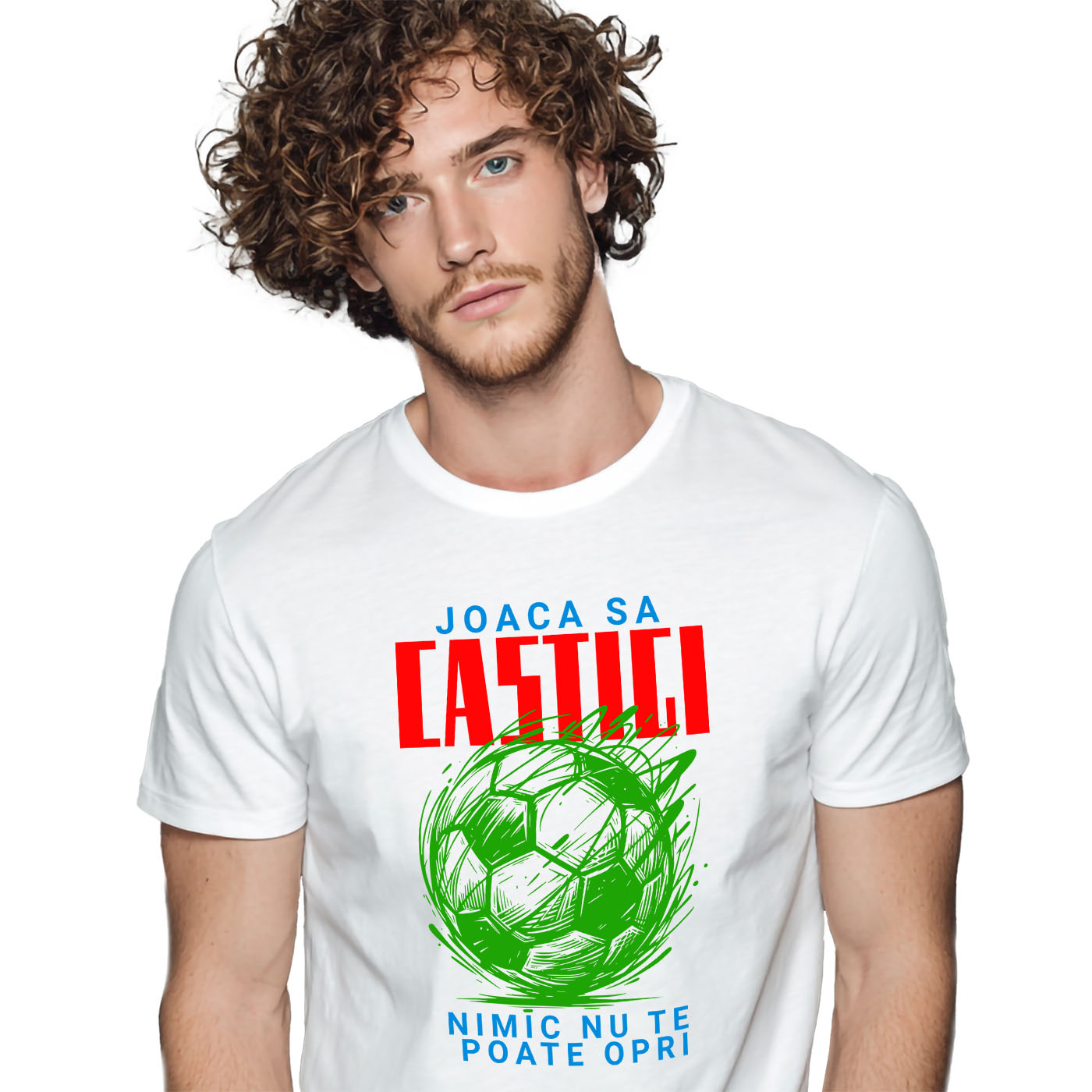 Sport - Tricou Femei, Barbati, Copii, Fata, Baiat, Unisex Personalizat Minge Fotbal Abstract – Joacă Să Câștigi și Sport În Echipa Ta
