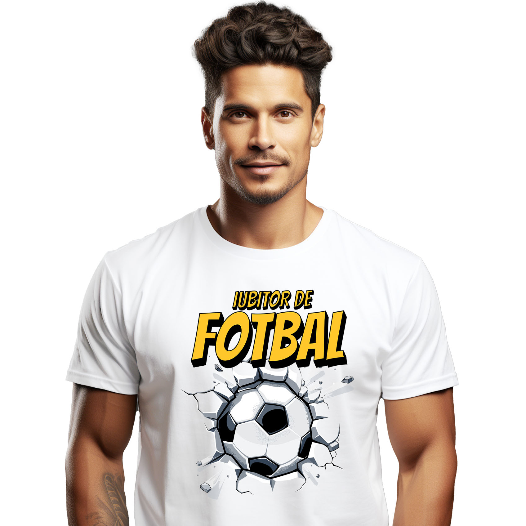 Sport - Tricou Femei, Barbati, Copii, Fata, Baiat, Unisex Personalizat Lovitură Minge Fotbal – Design Motivațional pentru Iubitorii de Sport