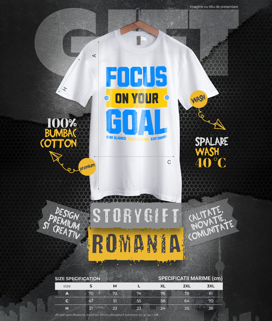 Tricou Femei, Barbati, Copii, Fata, Baiat, Unisex Personalizat Mesaj Motivațional Sport – Text Colorat În Limba Română Pentru Energie și Inspirație [3]