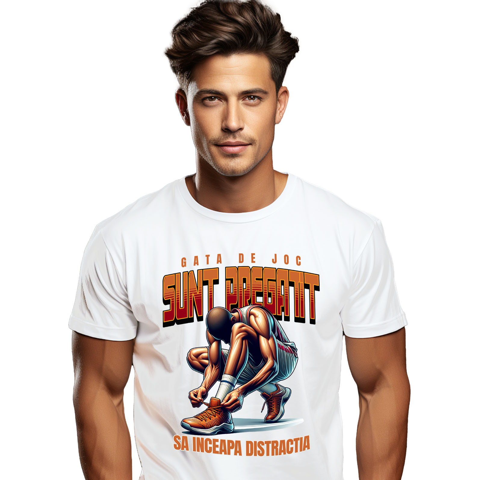 Tricou Femei, Barbati, Copii, Fata, Baiat, Unisex Personalizat Jucător Profesionist de Baschet – Pregătire și Determinare Sportivă