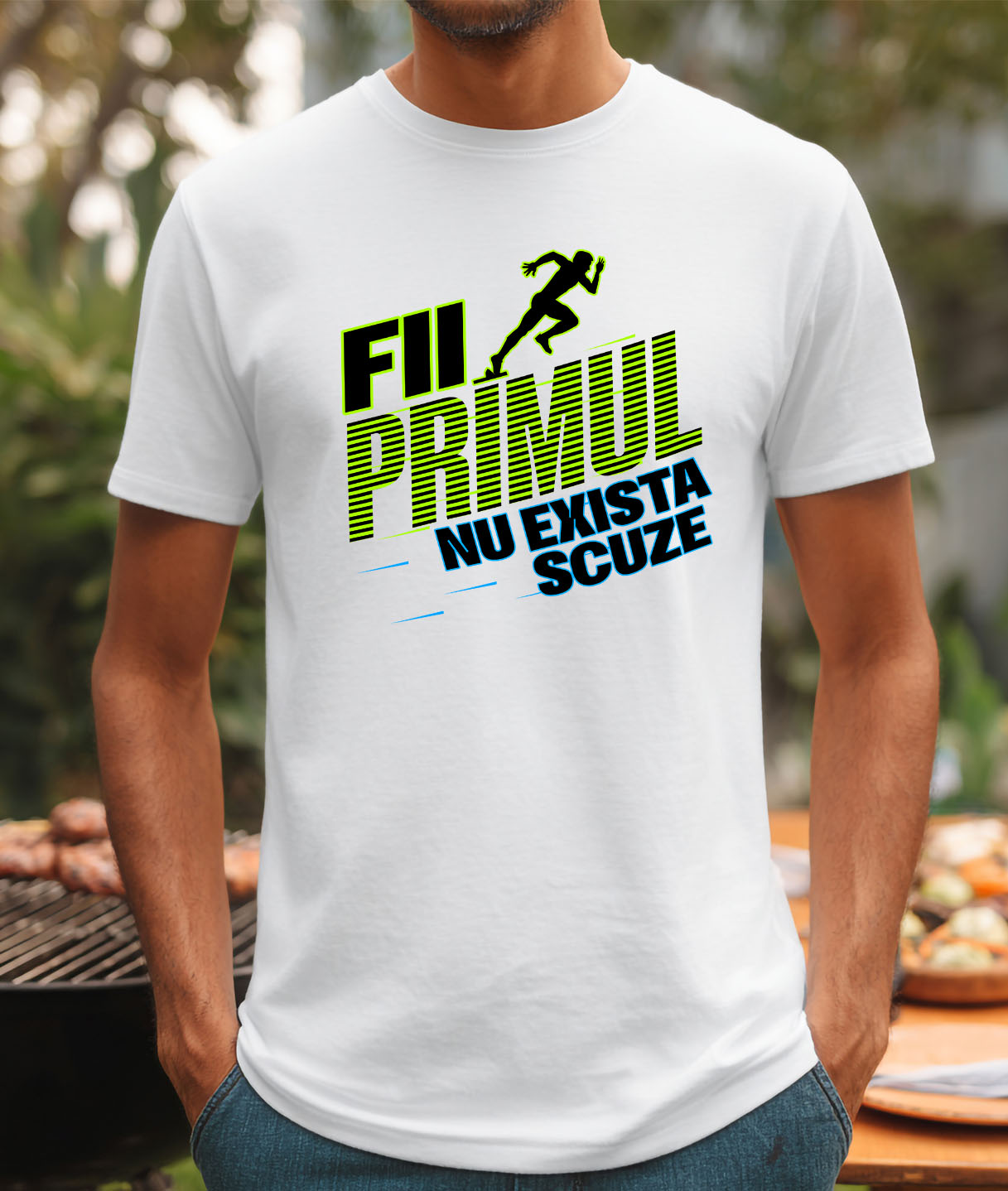 Tricou Femei, Barbati, Copii, Fata, Baiat, Unisex Personalizat Siluetă Alergare Maraton – Motivație și Sănătate [1]