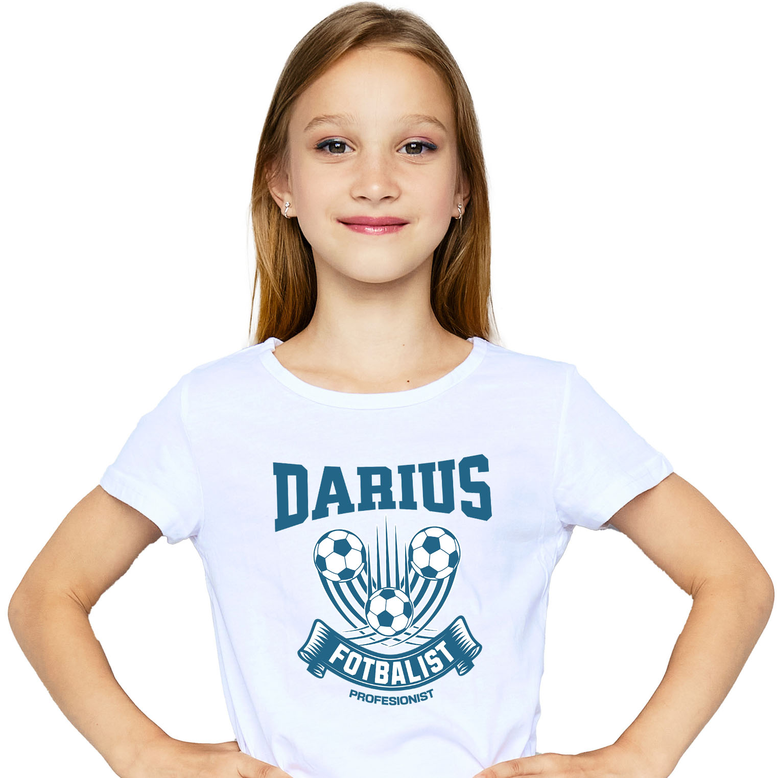 Tricou Femei, Barbati, Copii, Fata, Baiat, Unisex Personalizat Mingi de Fotbal - Tricou Personalizat pentru Echipe și Suporteri [1]