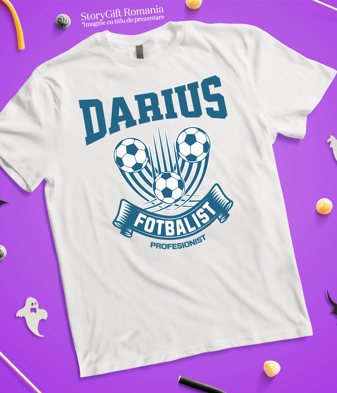 Tricou Femei, Barbati, Copii, Fata, Baiat, Unisex Personalizat Mingi de Fotbal - Tricou Personalizat pentru Echipe și Suporteri [4]