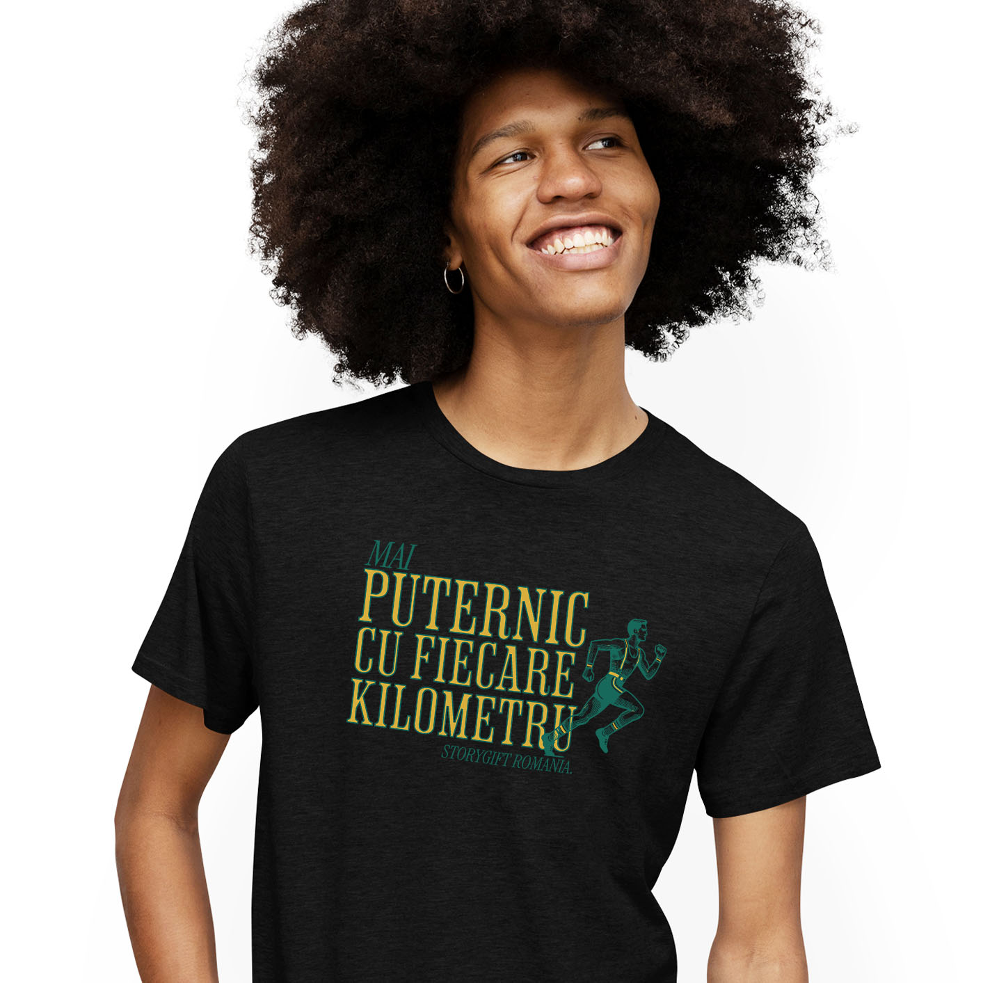 Tricou Femei, Barbati, Copii, Fata, Baiat, Unisex Personalizat Siluetă Umană în Alergare - Tricou Personalizat Motivațional pentru Sportivi