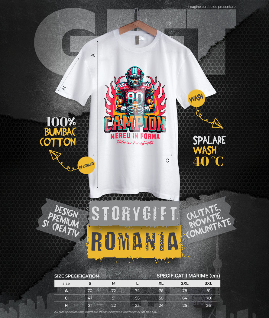 Tricou Femei, Barbati, Copii, Fata, Baiat, Unisex Personalizat Fotbal American – Uniformă Roz și Casca Personalizată „Campion Mereu În Formă” [3]
