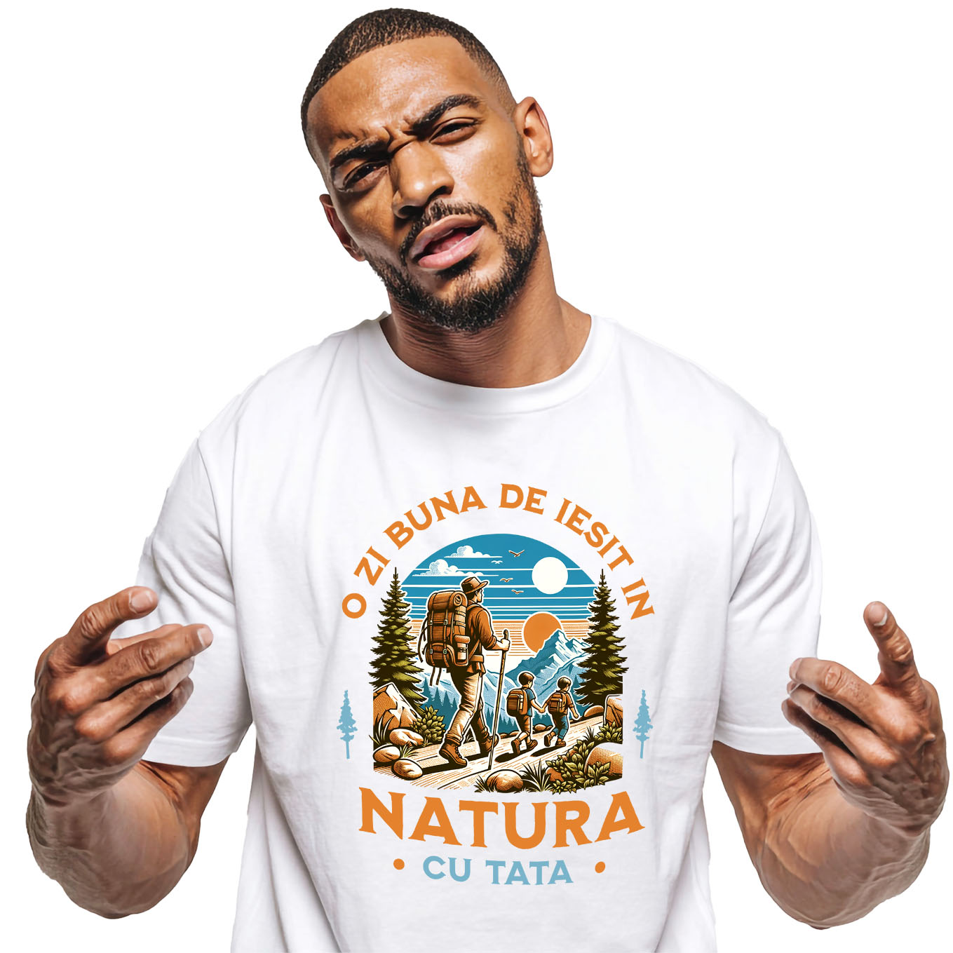 Tata - Tricou Femei, Barbati, Copii, Fata, Baiat, Unisex Personalizat Cadouri Personalizate pentru Tati și Copii | Aventuri în Natură și Apus de Soare