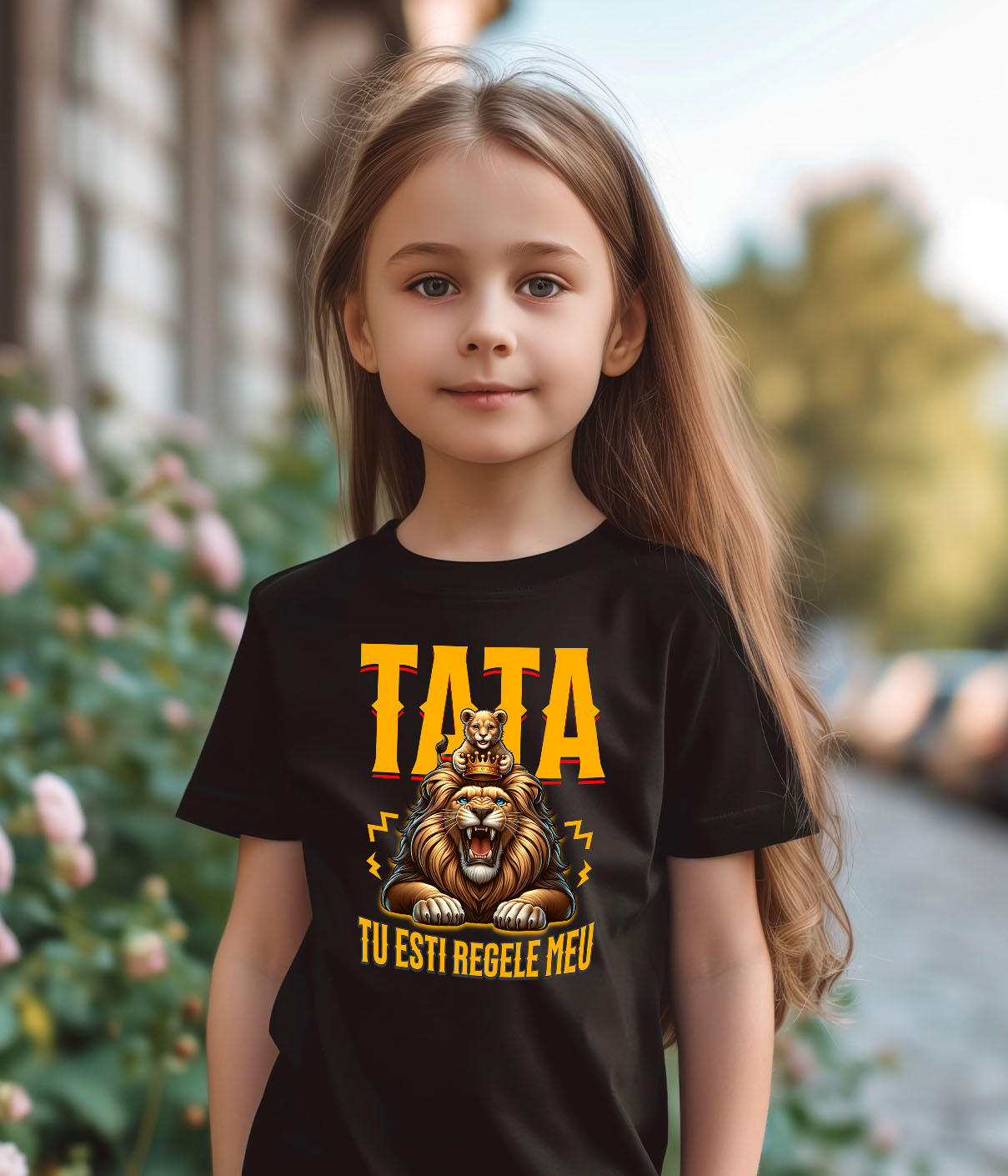 Tricou Femei, Barbati, Copii, Fata, Baiat, Unisex Personalizat Cadouri Personalizate Tata și Fiu | Pelerină Roșie, Eroul Meu Tata [2]