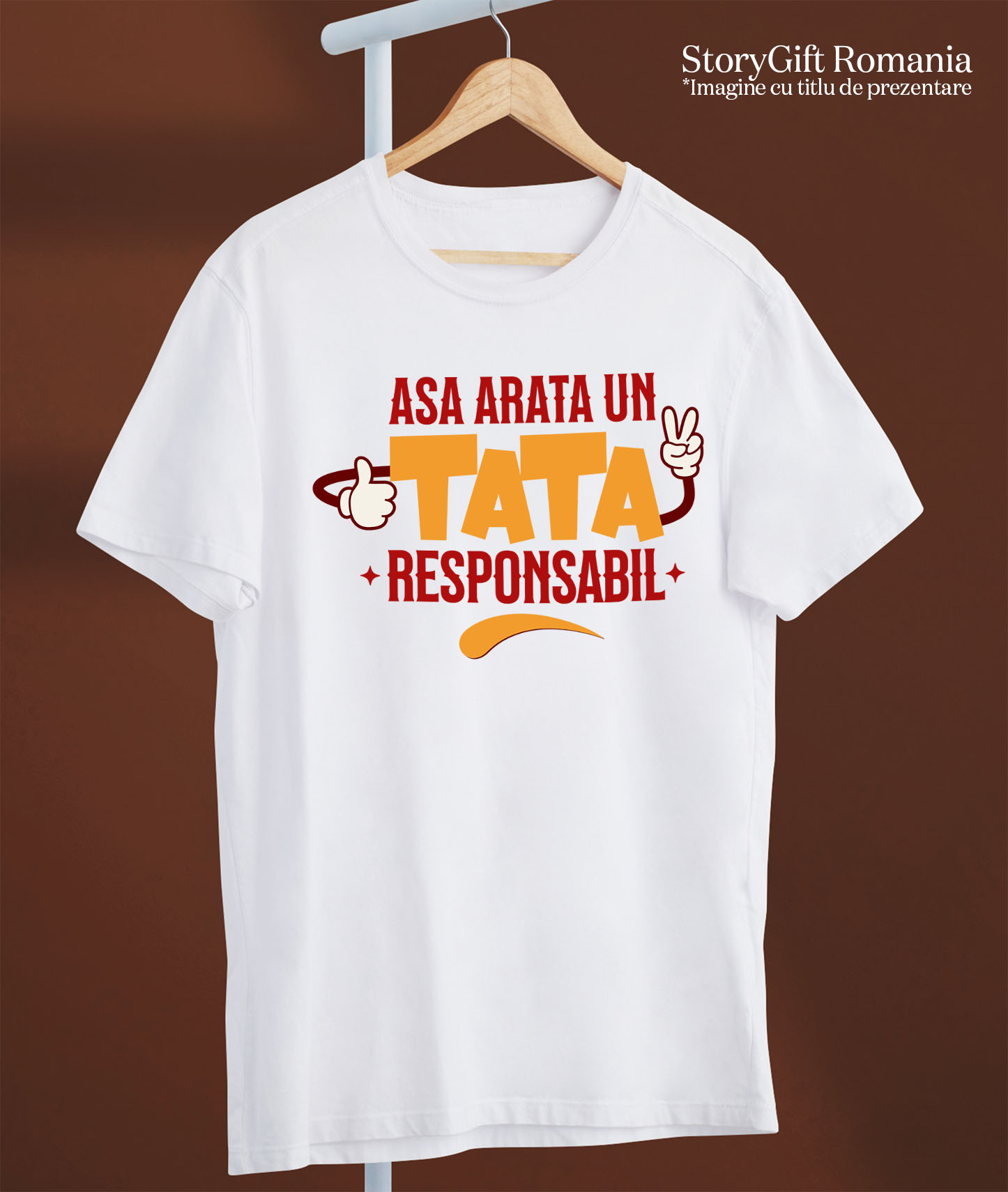 Tricou Femei, Barbati, Copii, Fata, Baiat, Unisex Personalizat Cadouri Personalizate Tata și Copii | Mâini cu Mănuși Vesele, Iubire și Dragoste [2]