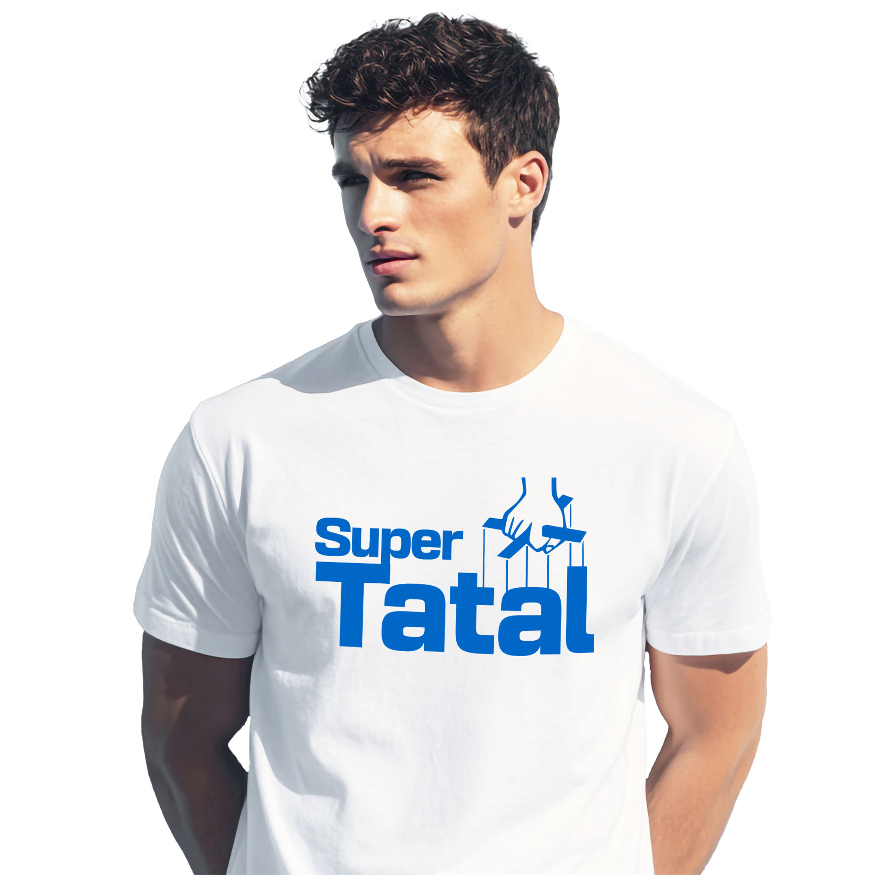 Tata - Tricou Femei, Barbati, Copii, Fata, Baiat, Unisex Personalizat Cadouri Personalizate Familie | Mână Marionetă, Super Tata, Femeie Puternică, Iubire