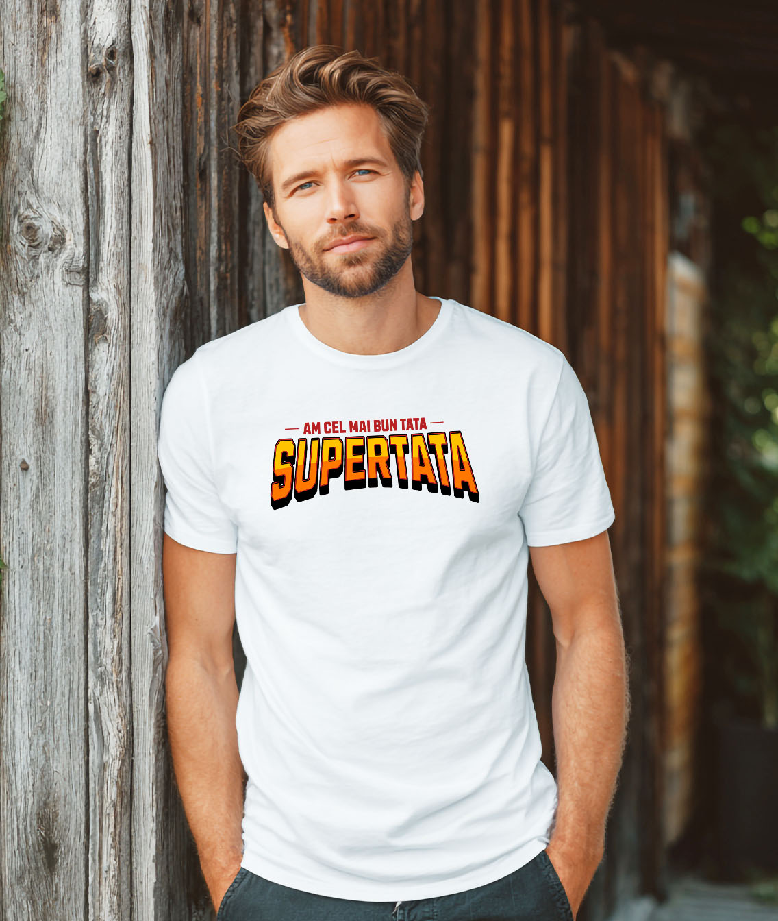 Tricou Femei, Barbati, Copii, Fata, Baiat, Unisex Personalizat Cadouri Personalizate Super Erou Tata | Cea Mai Bună Tata, Familie și Iubire [1]