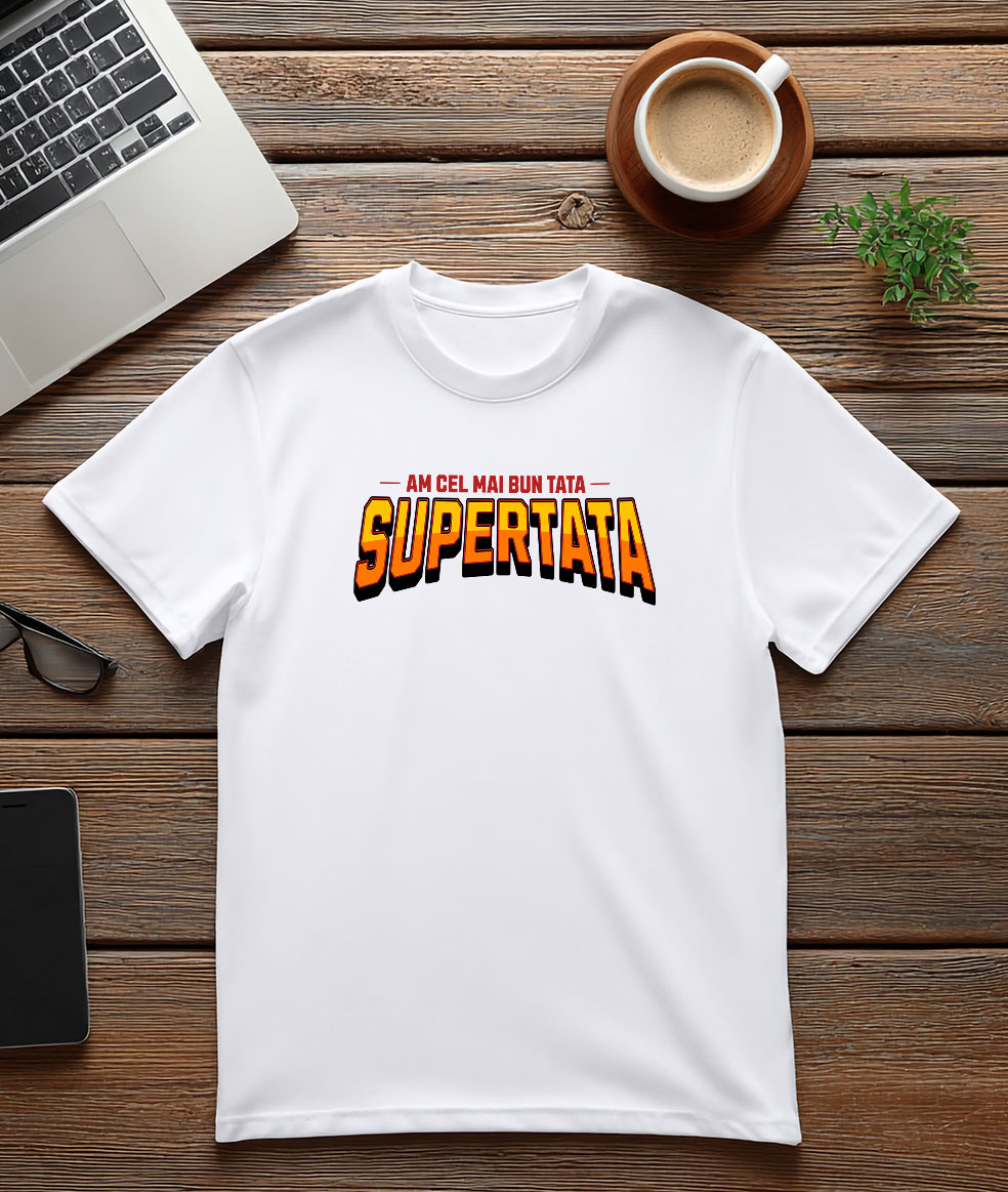 Tricou Femei, Barbati, Copii, Fata, Baiat, Unisex Personalizat Cadouri Personalizate Super Erou Tata | Cea Mai Bună Tata, Familie și Iubire [2]