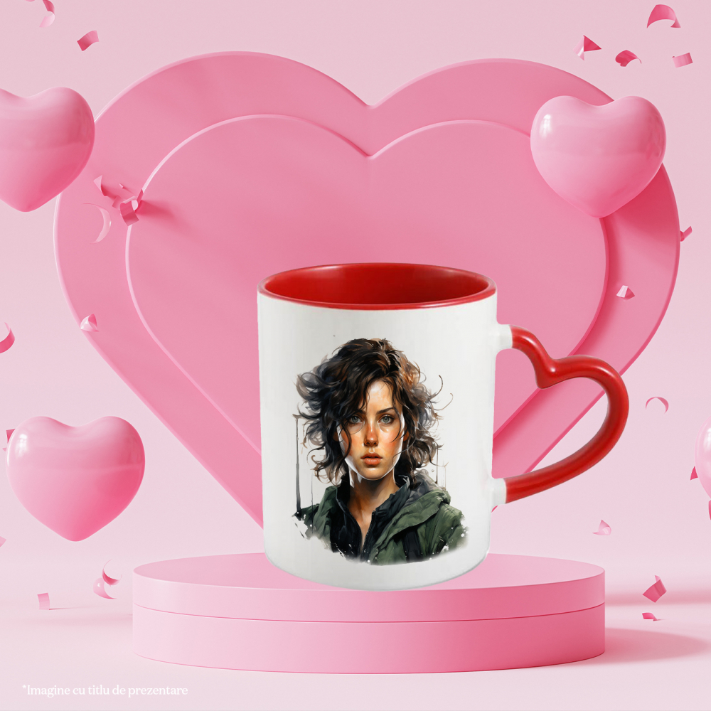 Cana_5134_RH	Cana Cu Ellie Williams, Personaj Fictiv, The Last Of Us, Jocuri Video, Multicolor 330 ml, Ceramica cu Maner Inima Rosie	"<p>Cana Cu Ellie Williams, Personaj Fictiv, The Last Of Us, Jocuri [3]