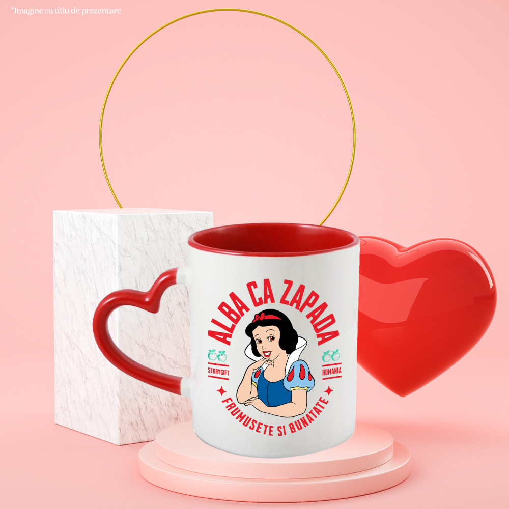 Cana Cu Alba ca Zapada - Basm Fermecat, Ceramica, 330ML [4]