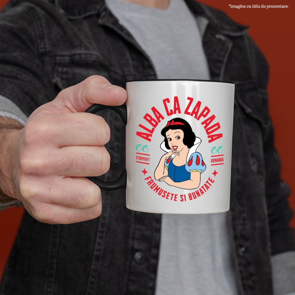 Cana Cu Alba ca Zapada - Basm Fermecat, Ceramica, 330ML [2]