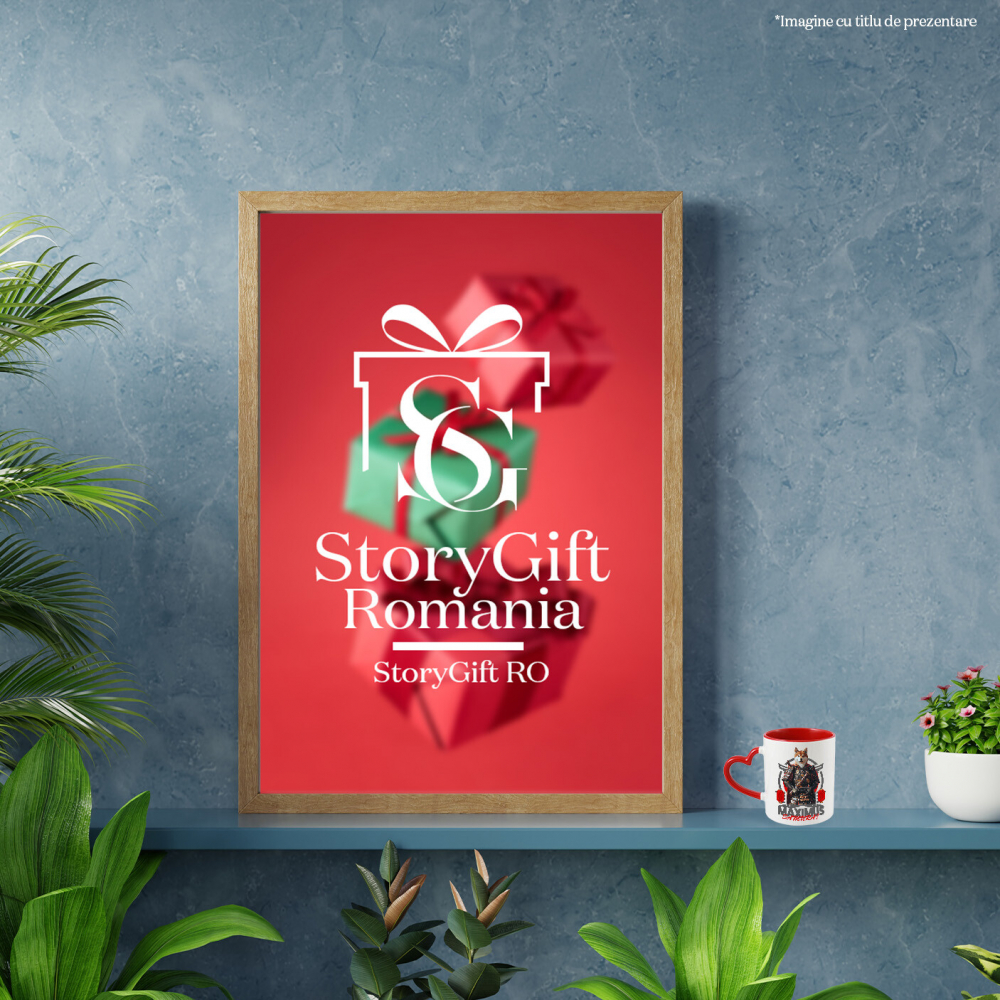 Cana cu Animal In Costum de Samurai, Peronalizata cu Numele si Poza Animalului Tau cu Maner Inima Rosie [8]