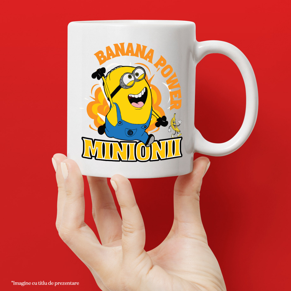 Cana Cu Aventura Minionilor Pe Terenul Distracției, Ceramica, 330ML [3]