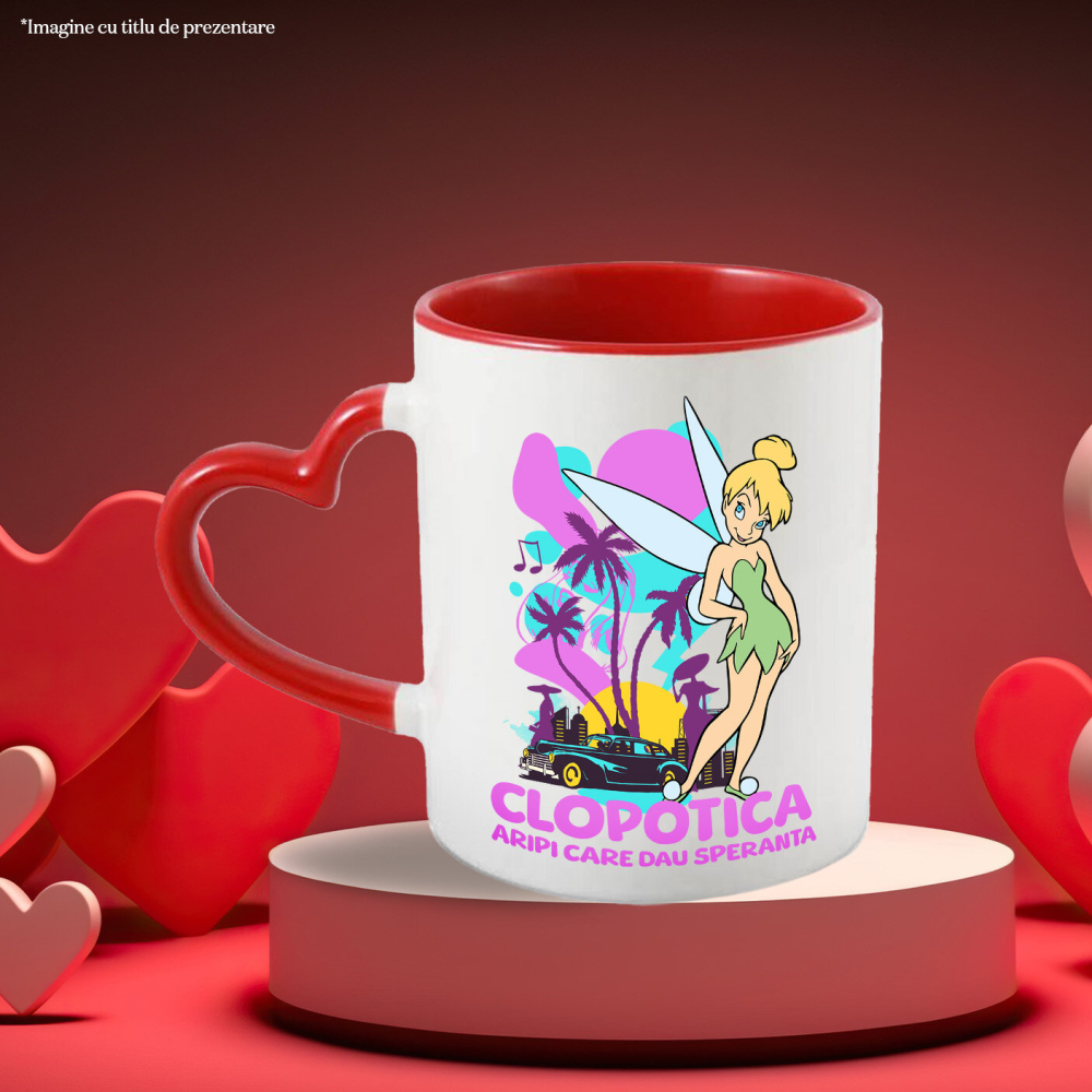 Cana Cu Aventurile Clopoțicăi în tărâmul zânelor, Ceramica, 330ML [4]