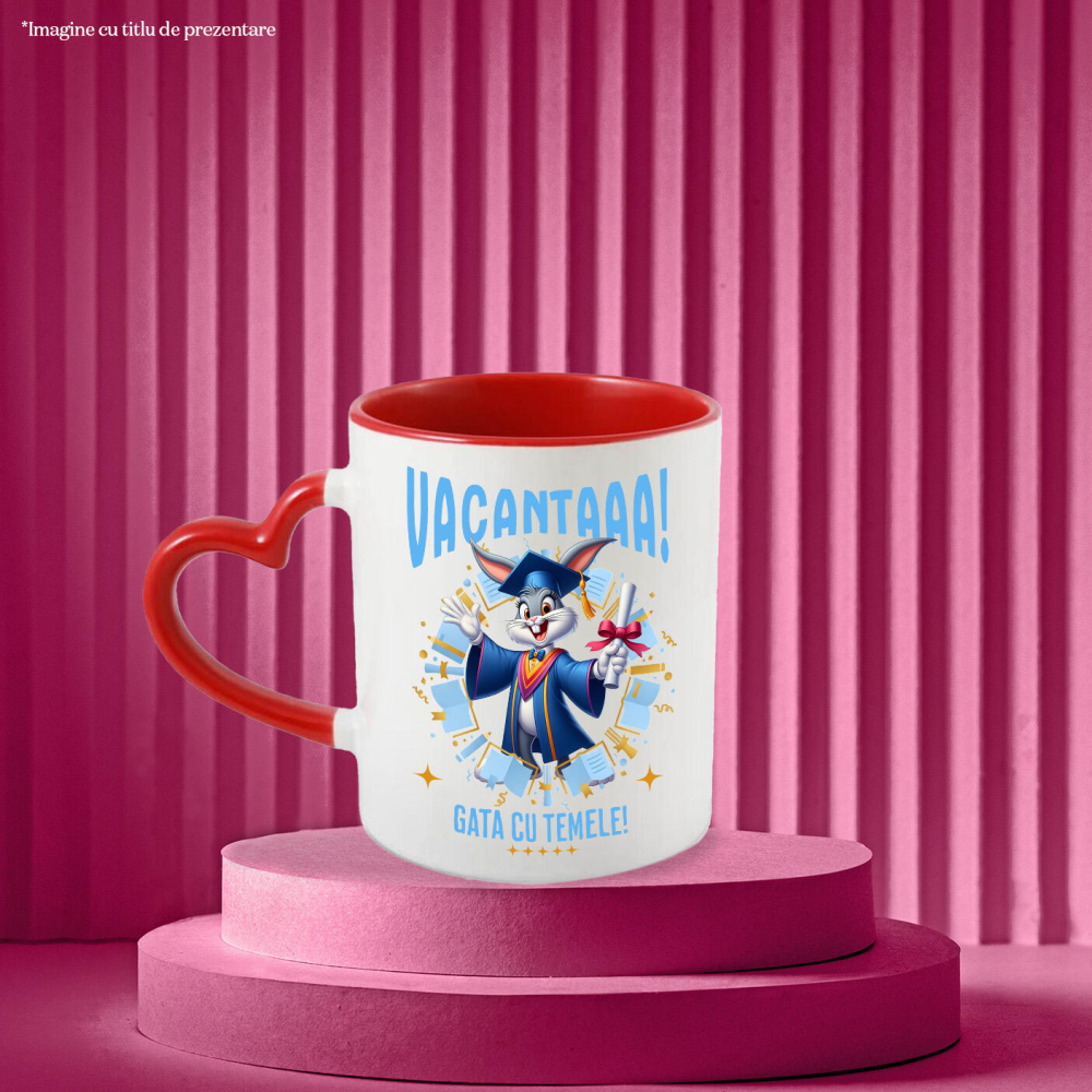 Cana Cu Bugs Bunny si Visele de Vacanta, Ceramica, 330ML [2]
