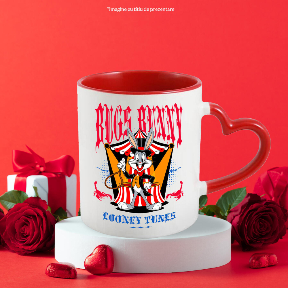 Cana Cu Bugs Bunny – Spectacolul Minunilor, Ceramica, 330ML [4]