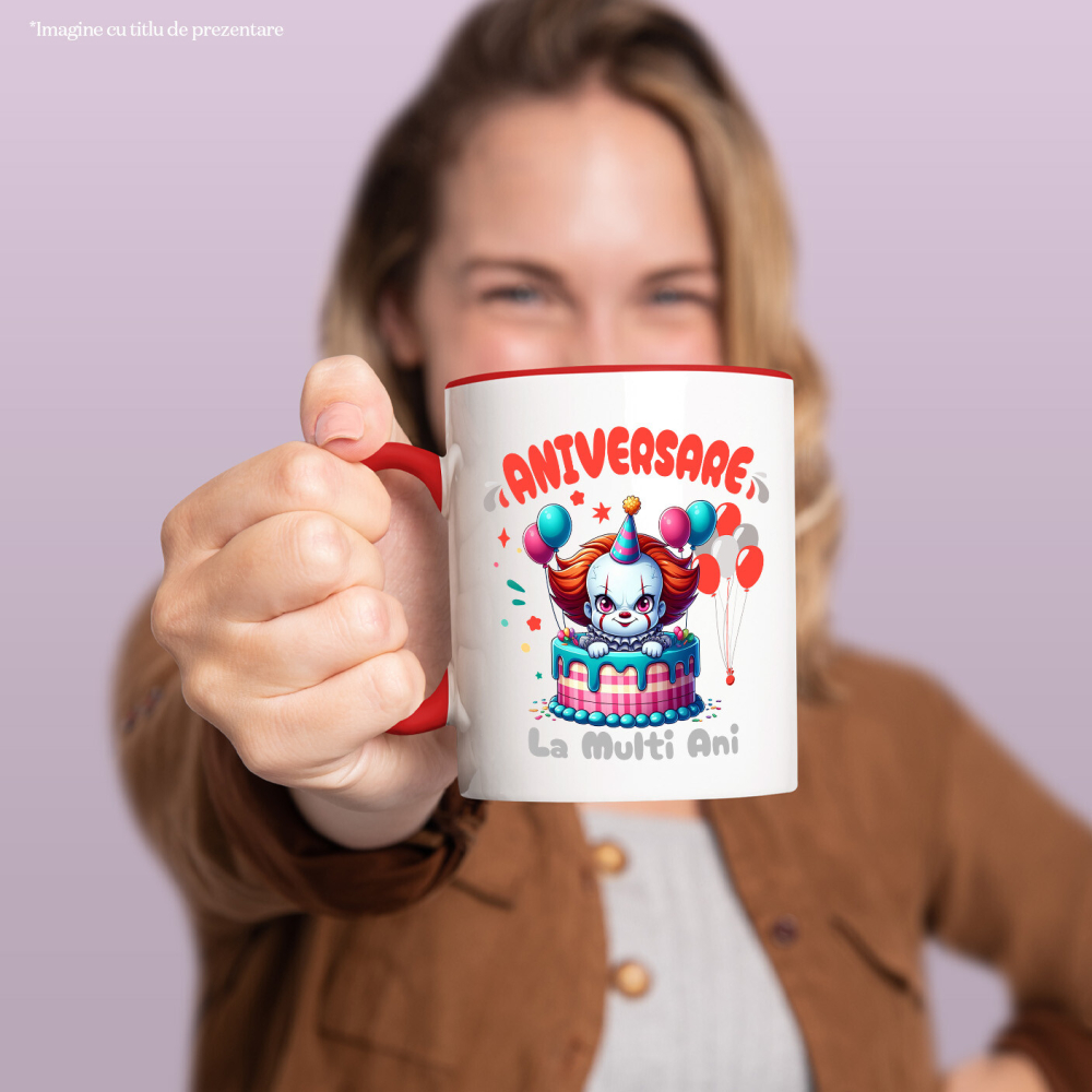 Cana Cu Cadouri Joker – Distractie si Aventuri la Zi de Nastere, Ceramica, 330ML [2]