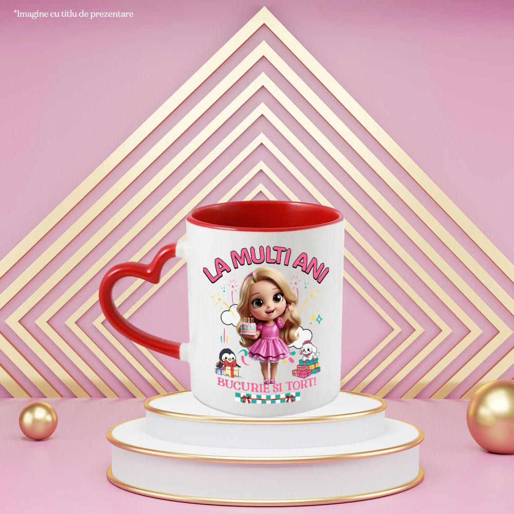 Cana Cu Cadouri Printesa pentru Copii – Tort si Magie, Ceramica, 330ML [2]