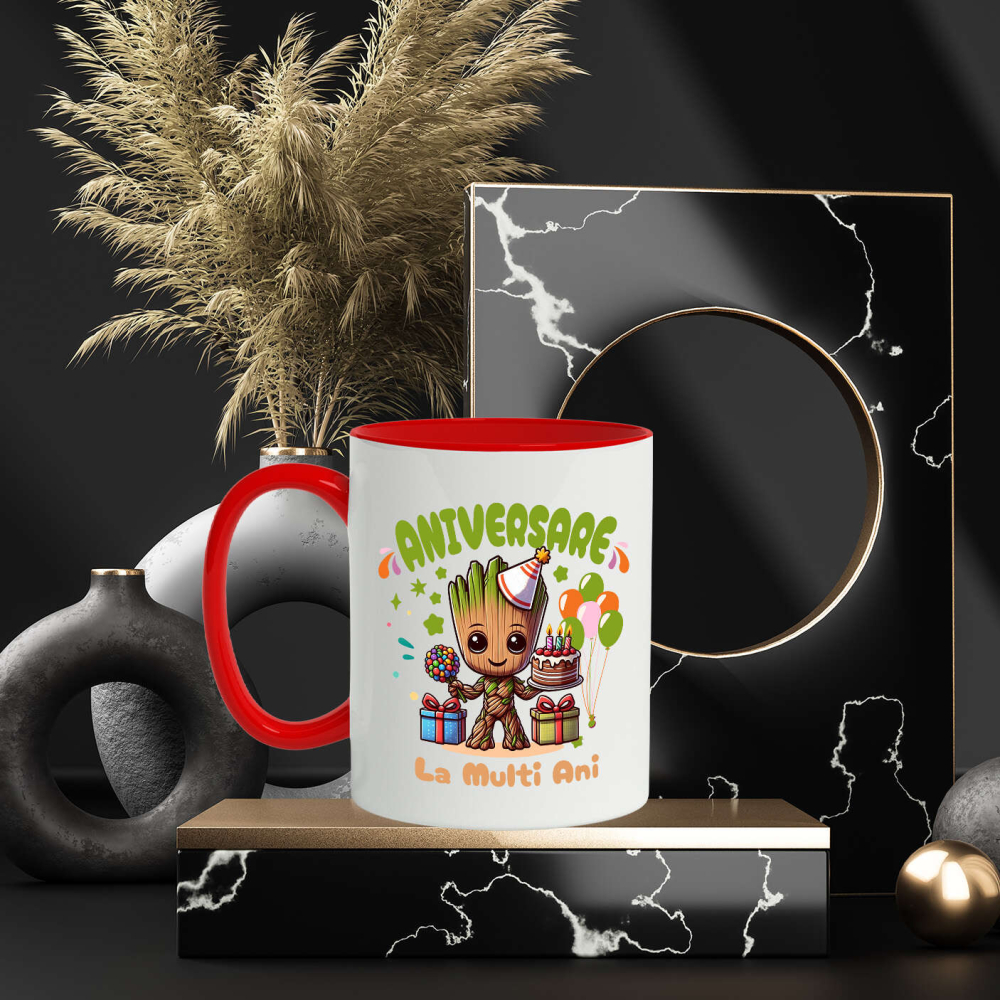 Cana Cu Cadouri Unice Groot Marvel pentru Ziua de Nastere, Ceramica, 330ML [4]