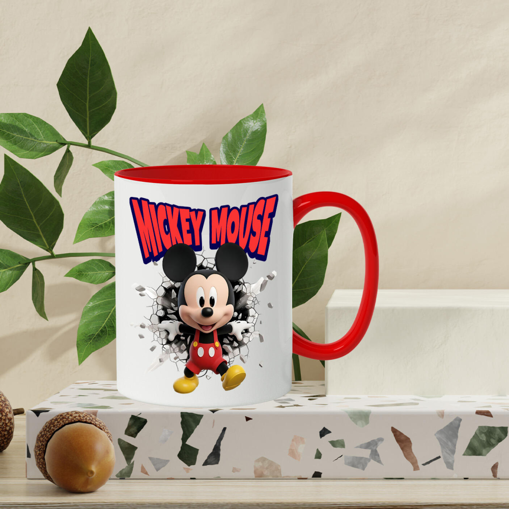 Cana Cu Cadru de Poveste cu Mickey Mouse Magie si Veselie, Ceramica, 330ML [4]