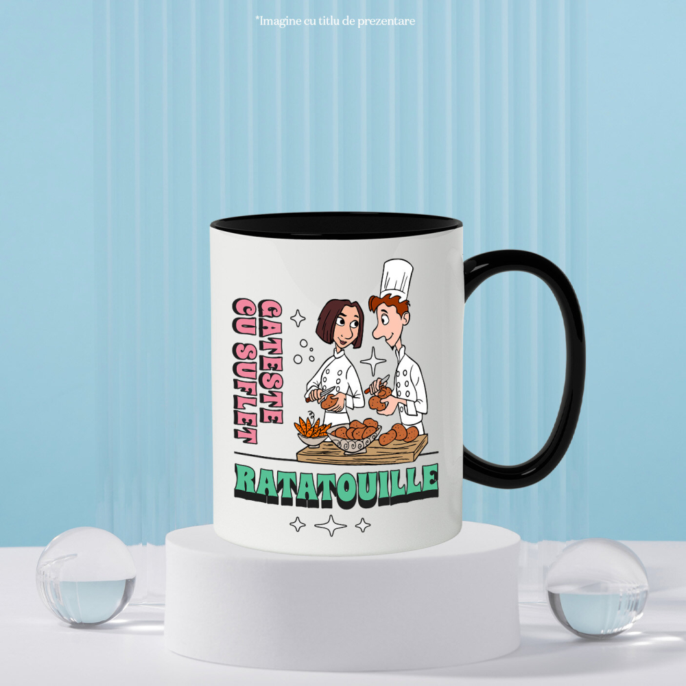 Cana Cu Colette – De La Critica La Creatie, Cu Gusteau, Ceramica, 330ML [4]