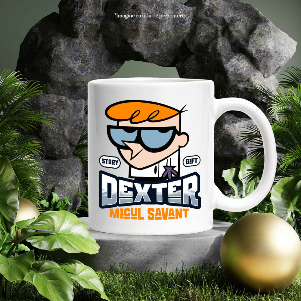 Cana Cu Dexter si inventiile magic, Ceramica, 330ML [4]