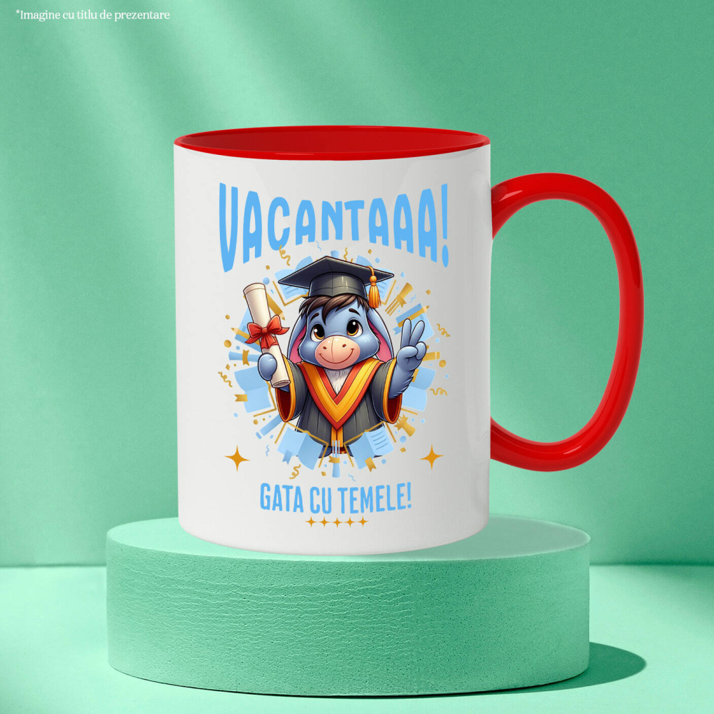 Cana Cu Eeyore si Visele de Vacanta, Ceramica, 330ML [4]
