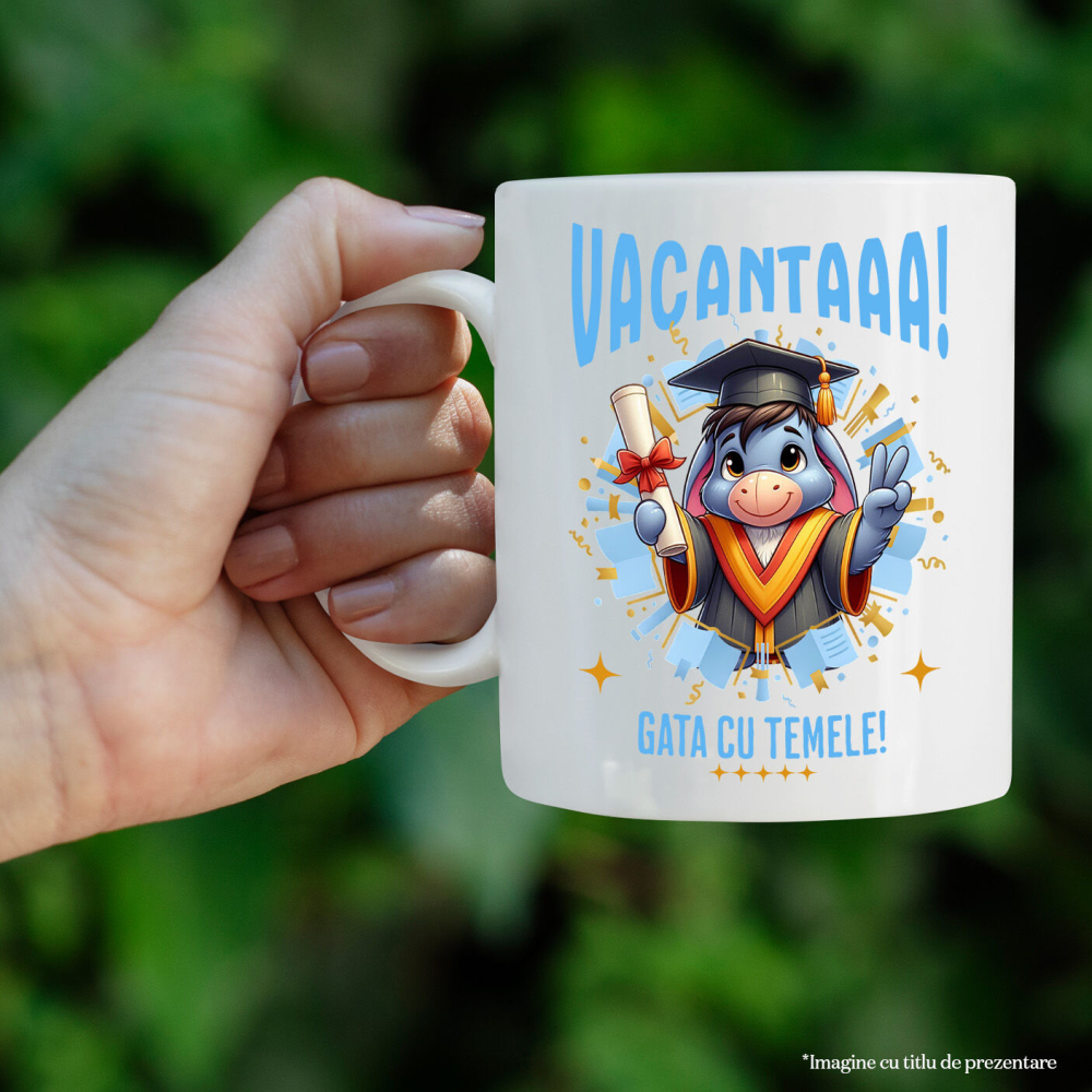 Cana Cu Eeyore si Visele de Vacanta, Ceramica, 330ML [2]