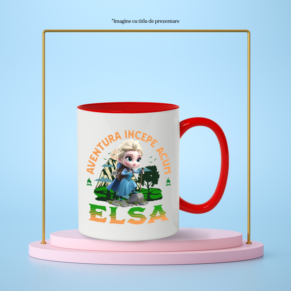 Cana Cu Elsa: Călătorii Magice în Lumea Disney, Ceramica, 330ML [4]