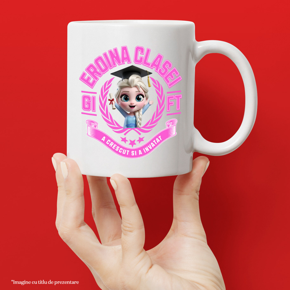 Cana Cu Elsa: Eroul Inghetat al Scolii, Ceramica, 330ML [2]