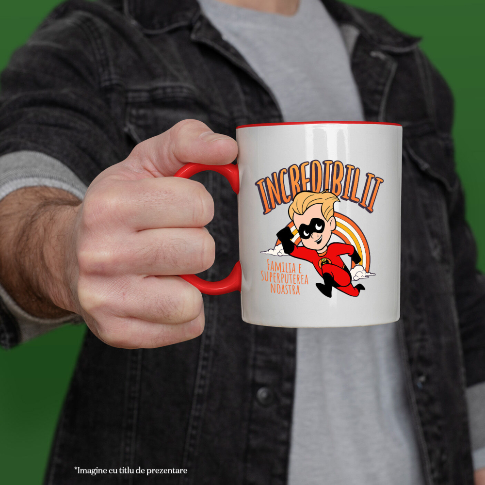 Cana Cu Eroii Incredibili in actiune, Ceramica, 330ML [2]