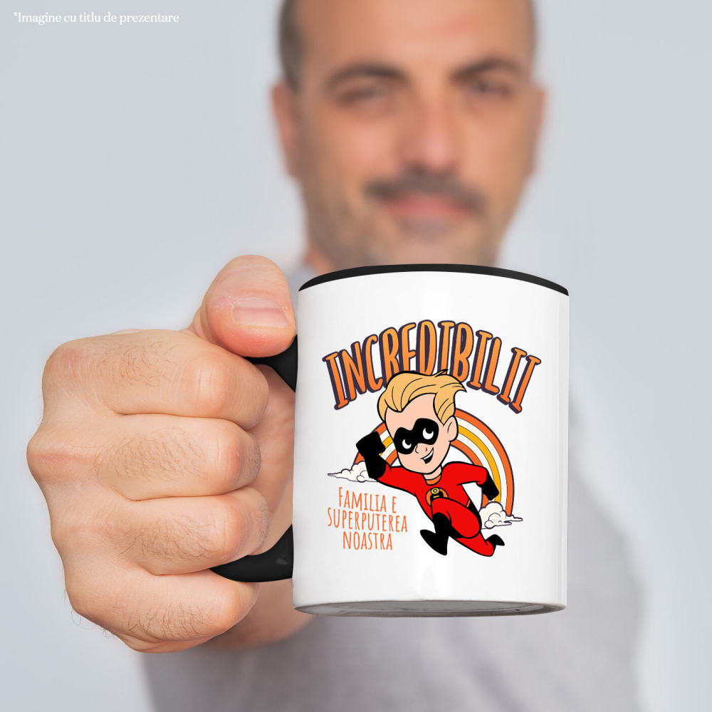 Cana Cu Eroii Incredibili in actiune, Ceramica, 330ML [3]
