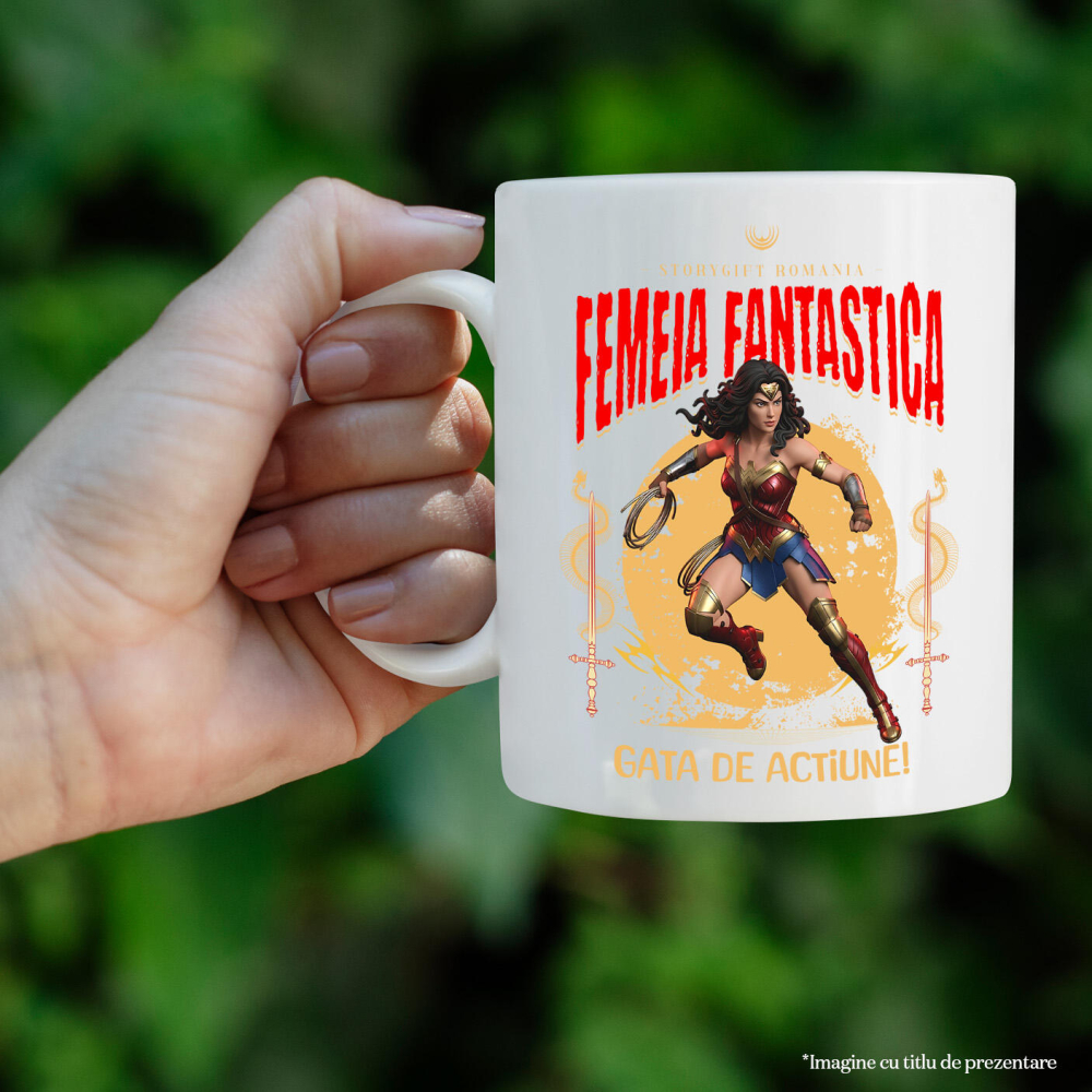 Cana Cu Femeia Fantastică - Magie și Acțiune Disney cu Superputeri, Ceramica, 330ML [3]