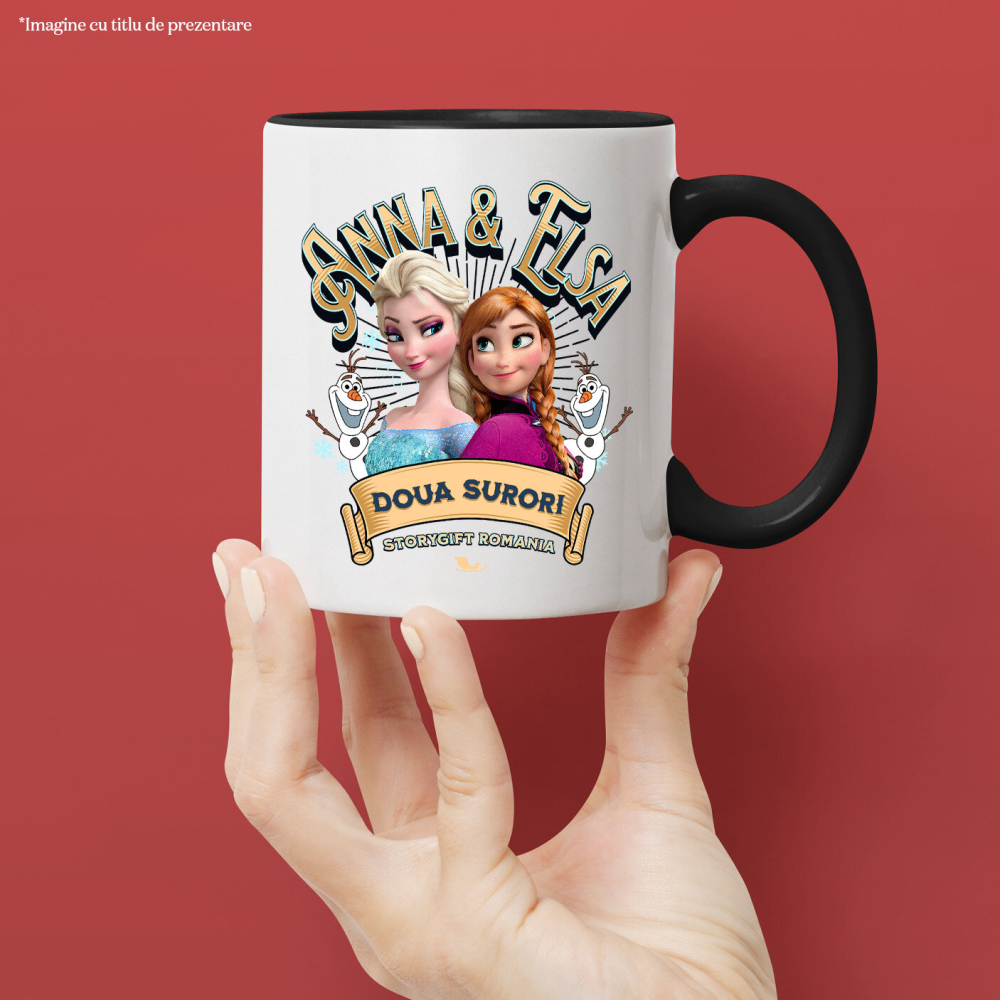 Cana Cu Frozen - Elsa calatorie in lumea de gheata, Ceramica, 330ML [3]