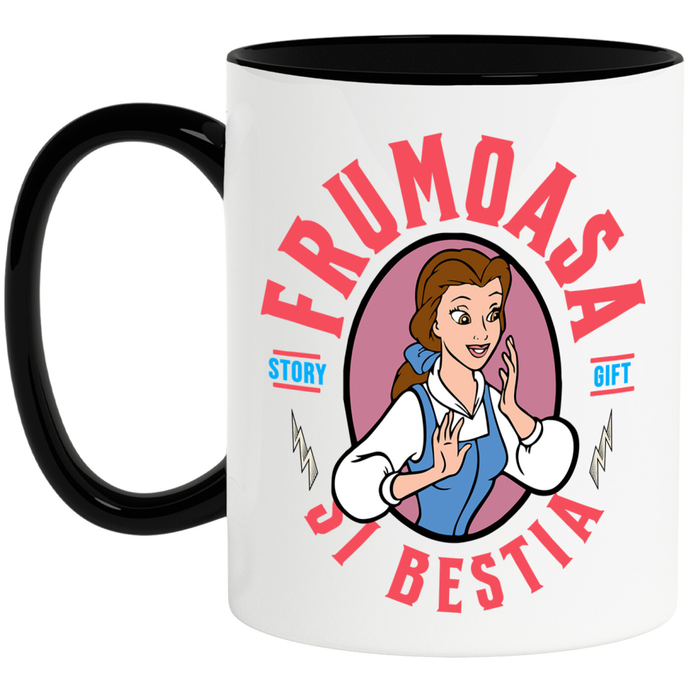 Cana Cu Frumoasa si Bestia - In Oglinda Fermecata, Ceramica, 330ML [1]